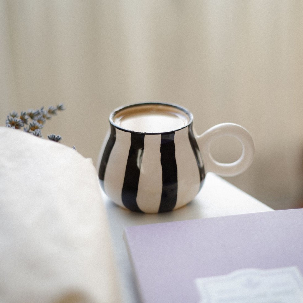Striped Ceramic Mug
